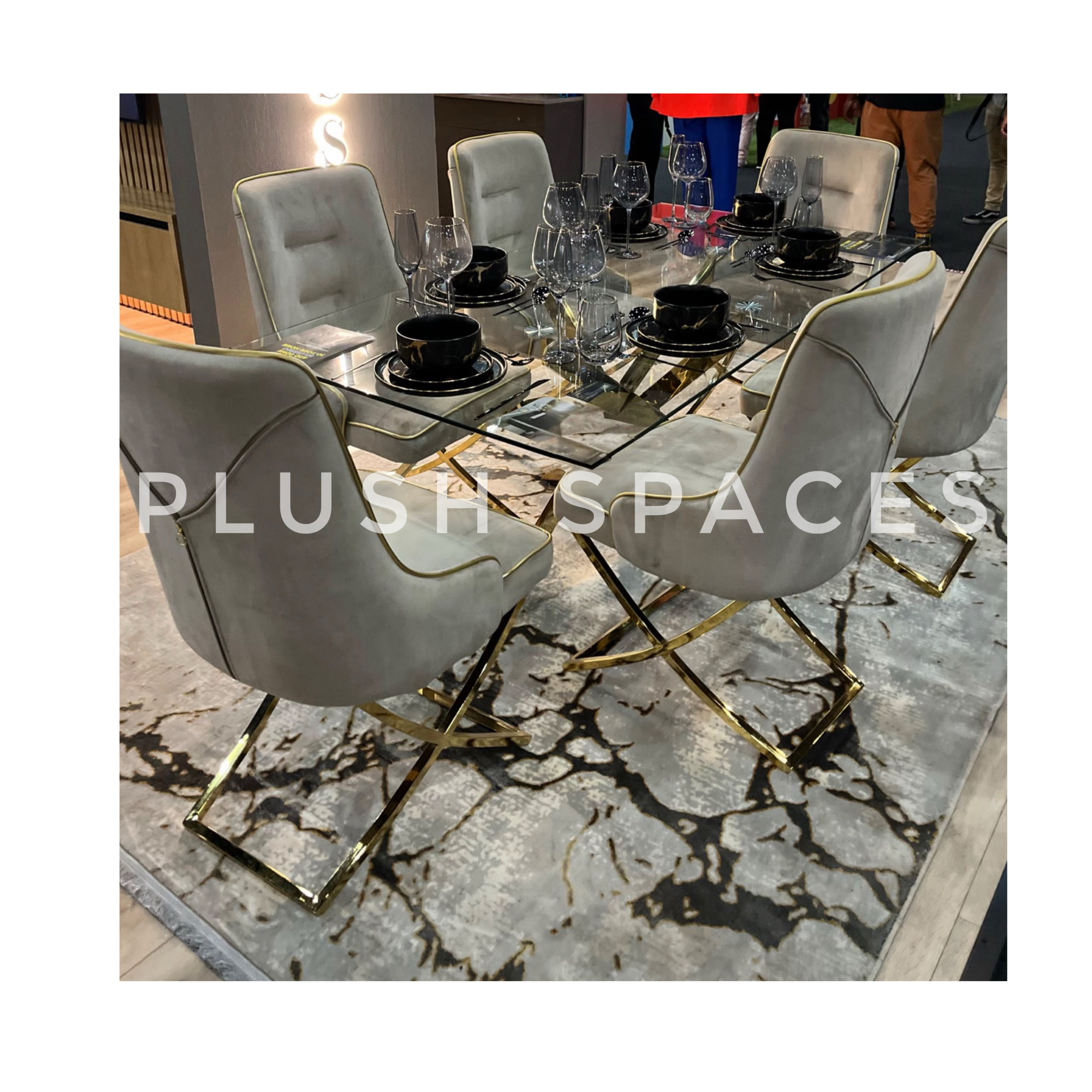 Astoria Tempered Glass Dining Set