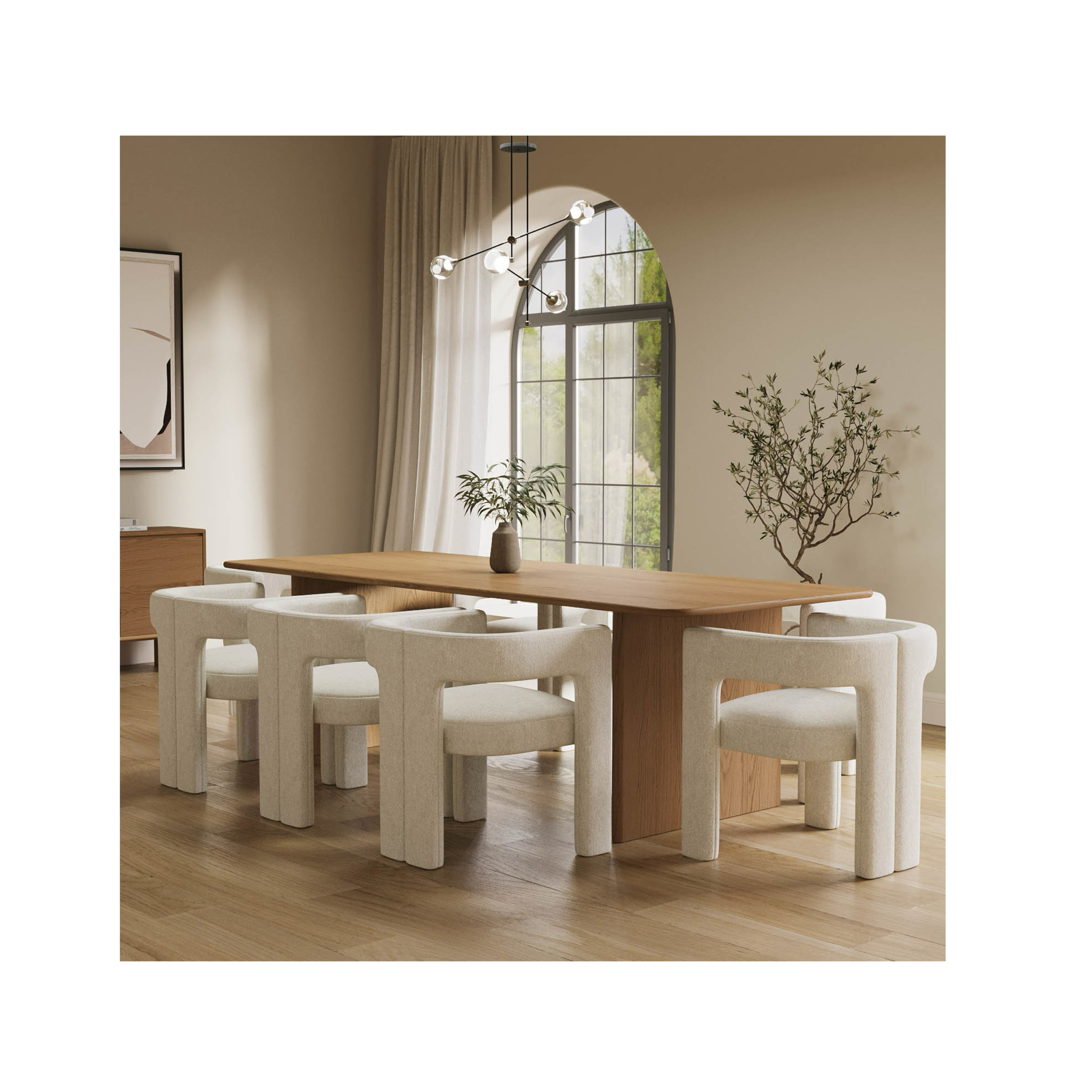 Plush "Willow" Dining Set