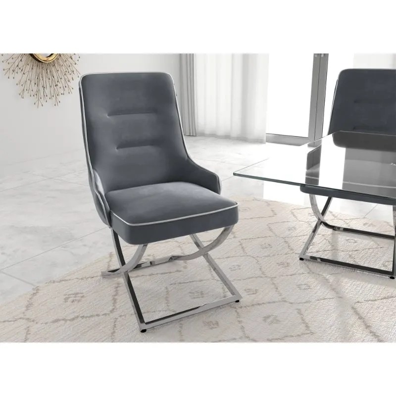 Plush Zip Dining Chair