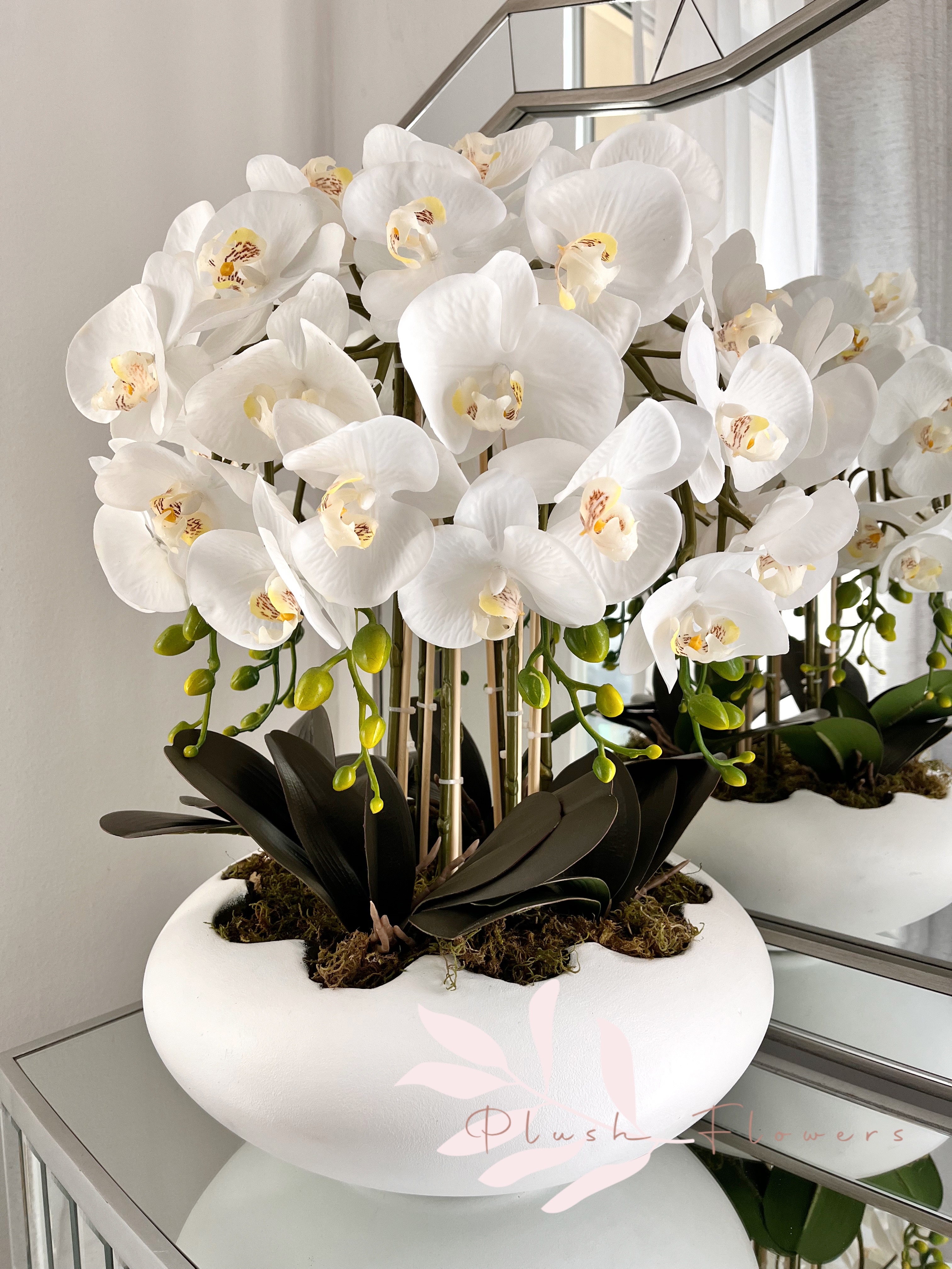 Carol Artificial Orchid Arrangement