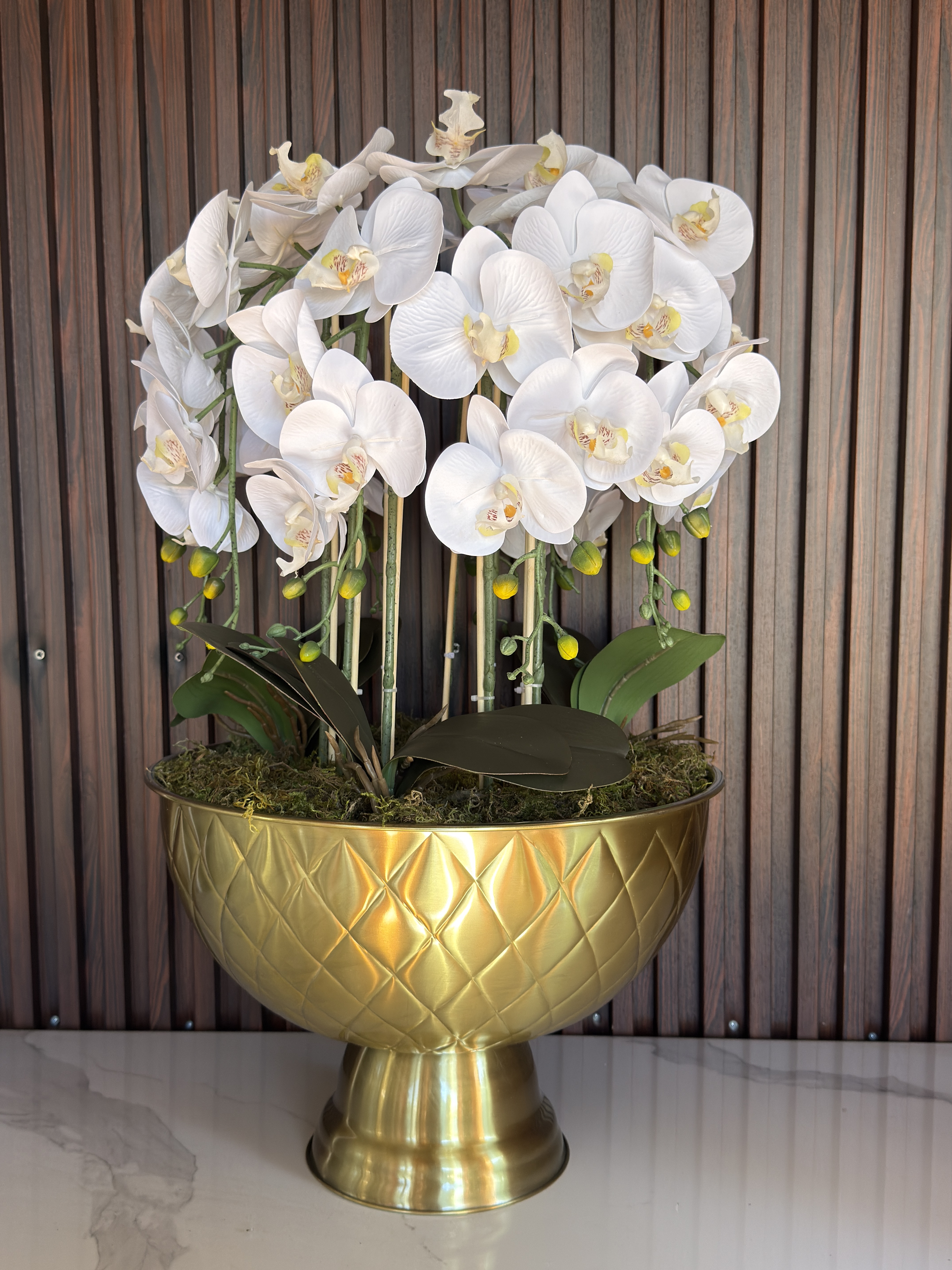 Linda Artificial Orchid Arrangement