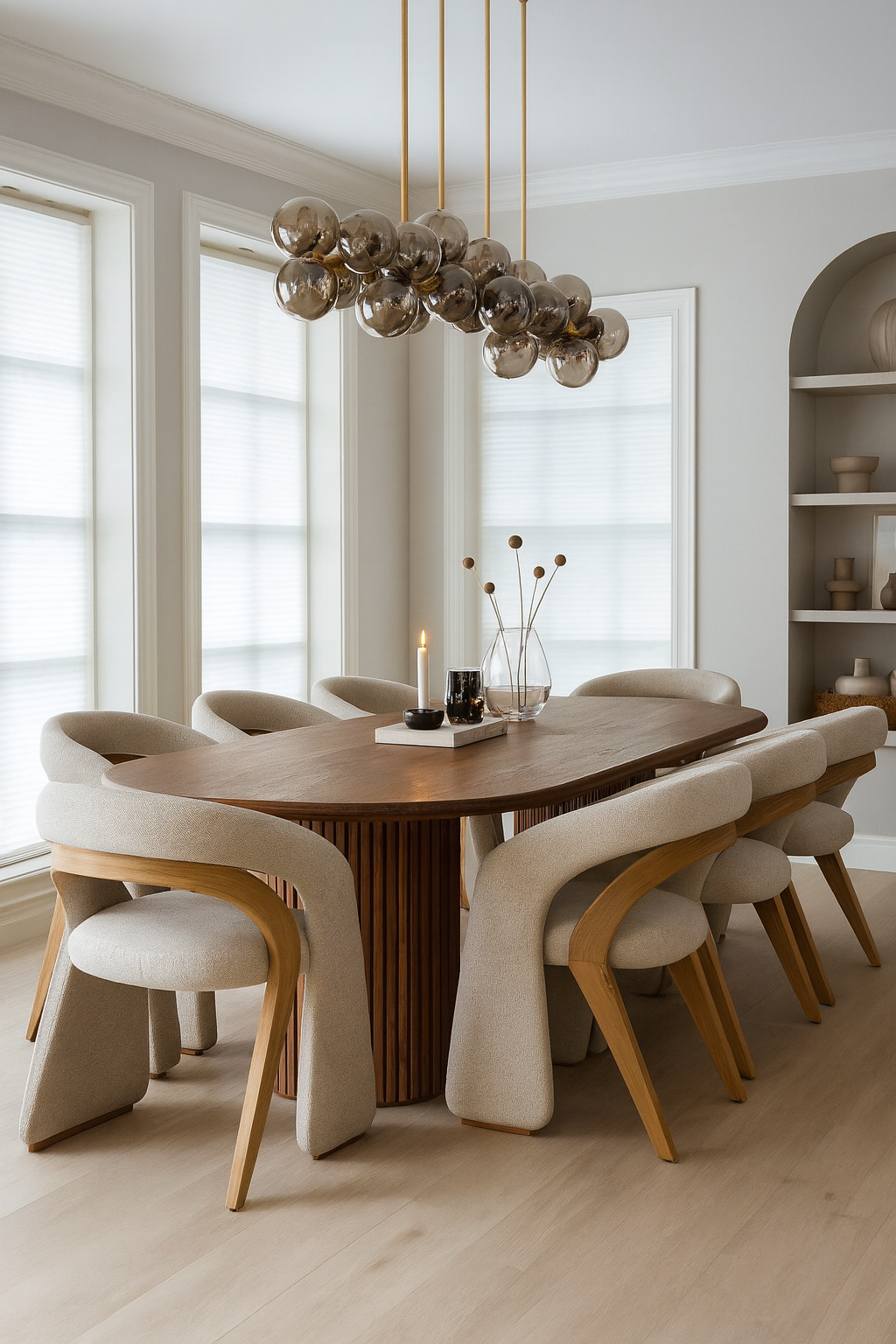 Asante 8 Seater Oak Custom Dining Set