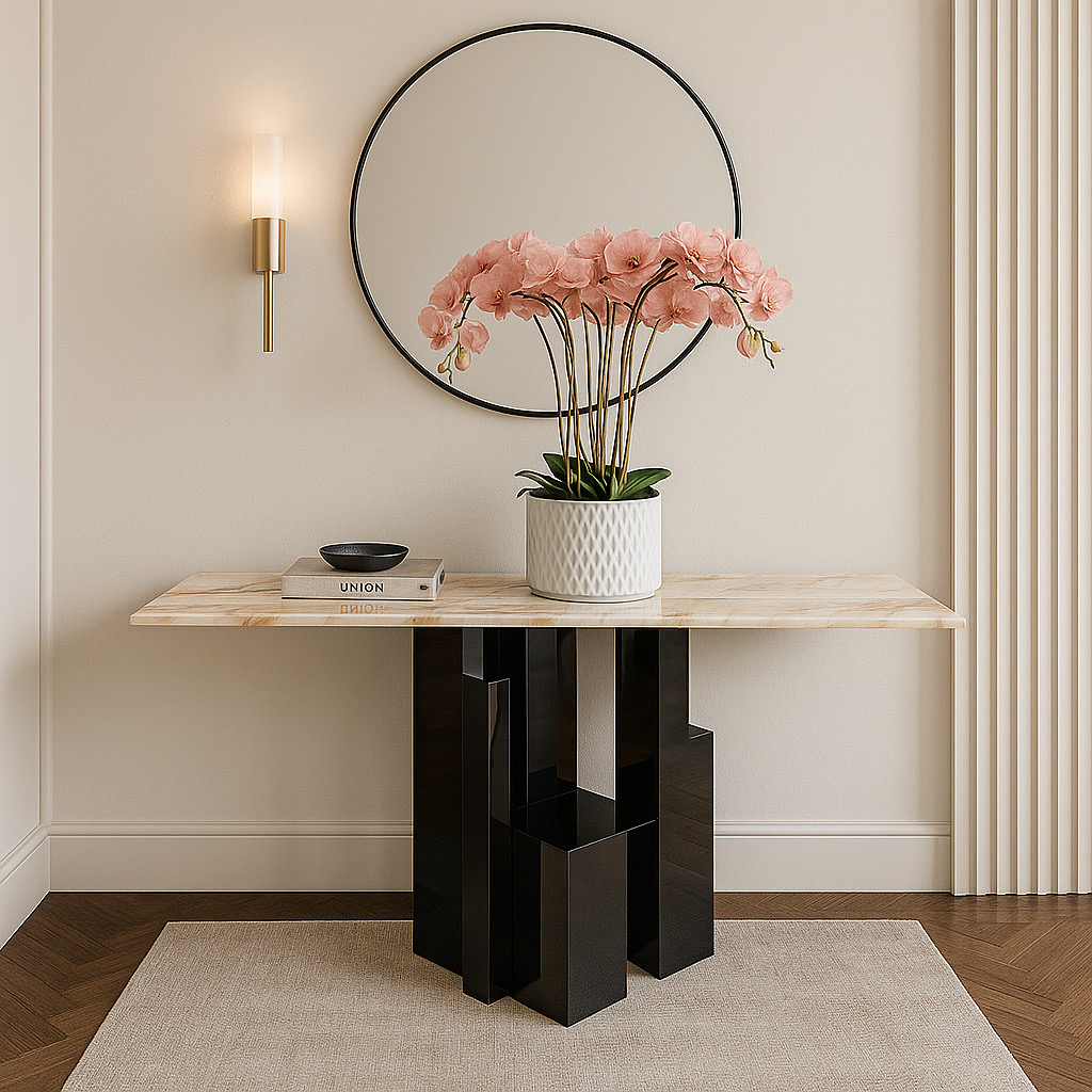 Plush Langford Marble Console Table