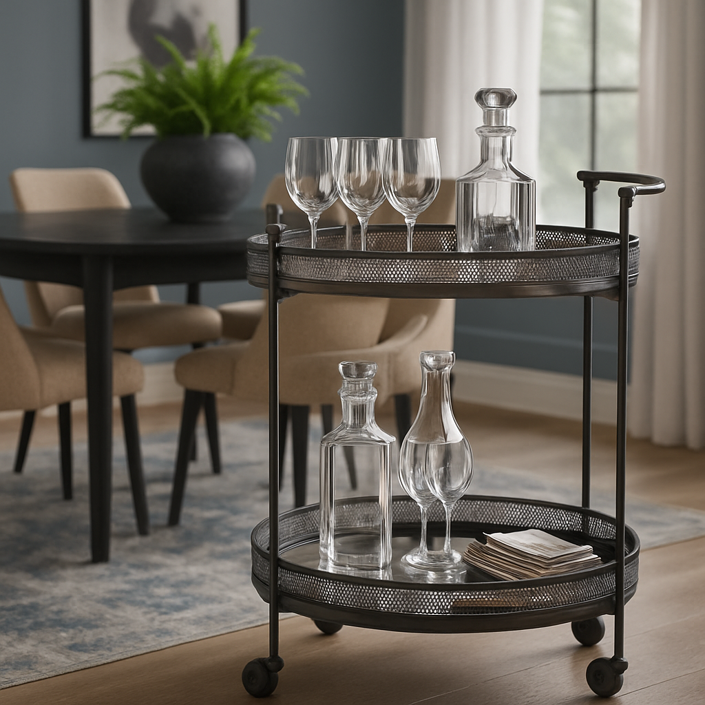 Serving Trolly: Foundry Serving Cart