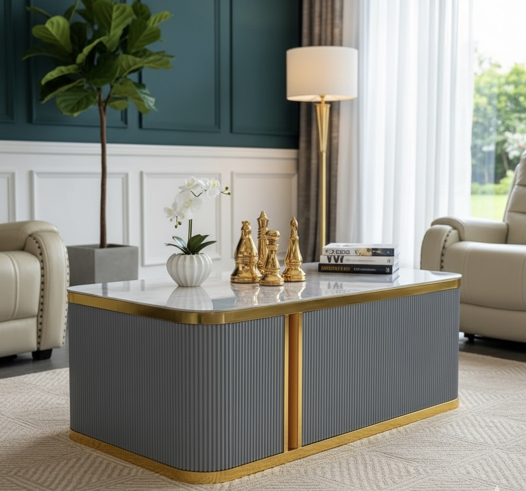 Plush 'Atelier' Storage Table