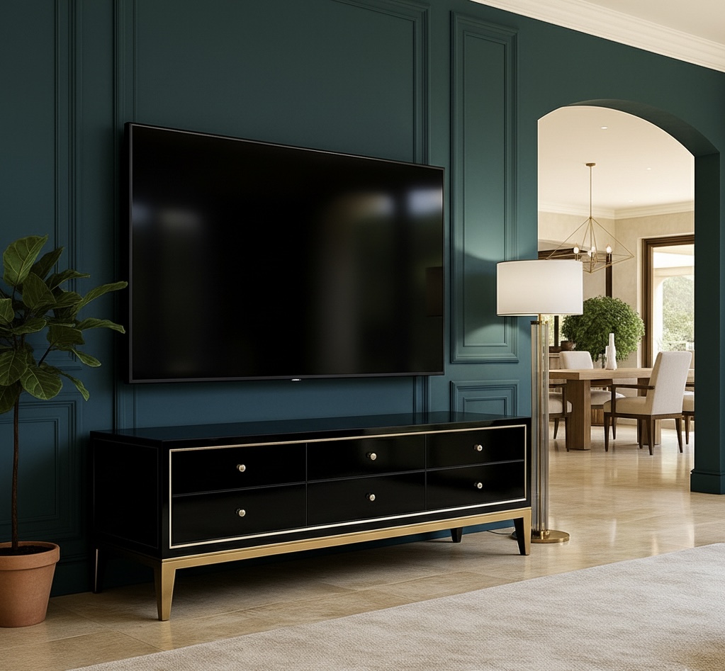 Plush 'Jet Setter' Media Chest