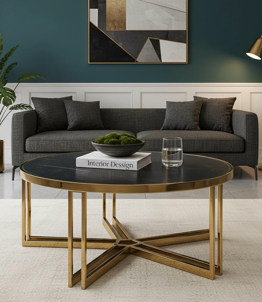 Plush 'Stellar' Coffee Table