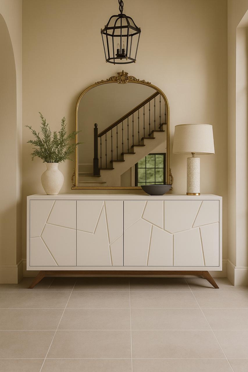 Abstract Custom Sideboard