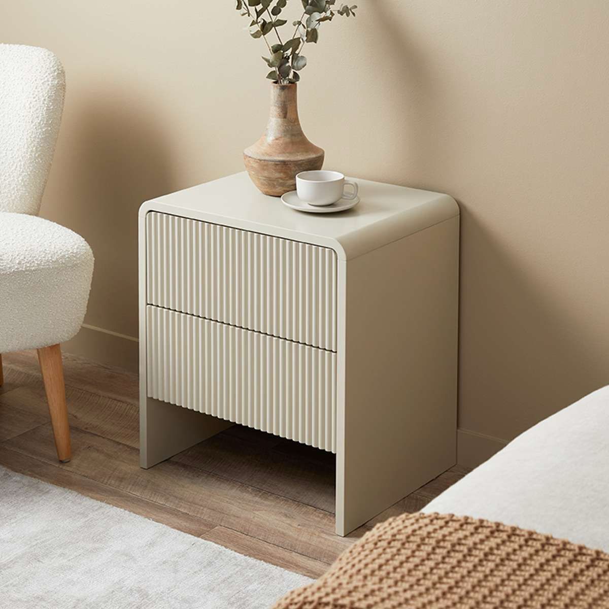 Plush 'Haven' Nightstand