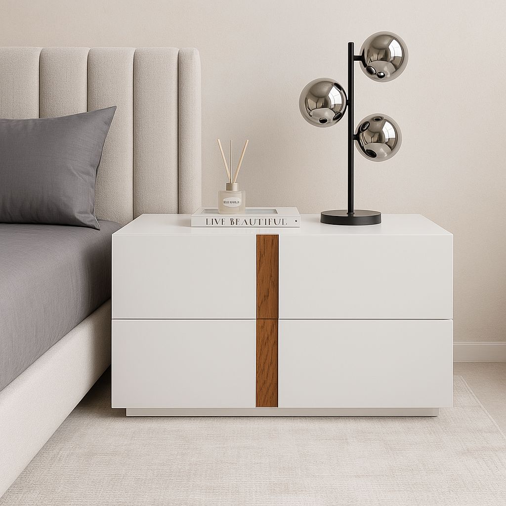 Plush 'Aurora' Nightstand
