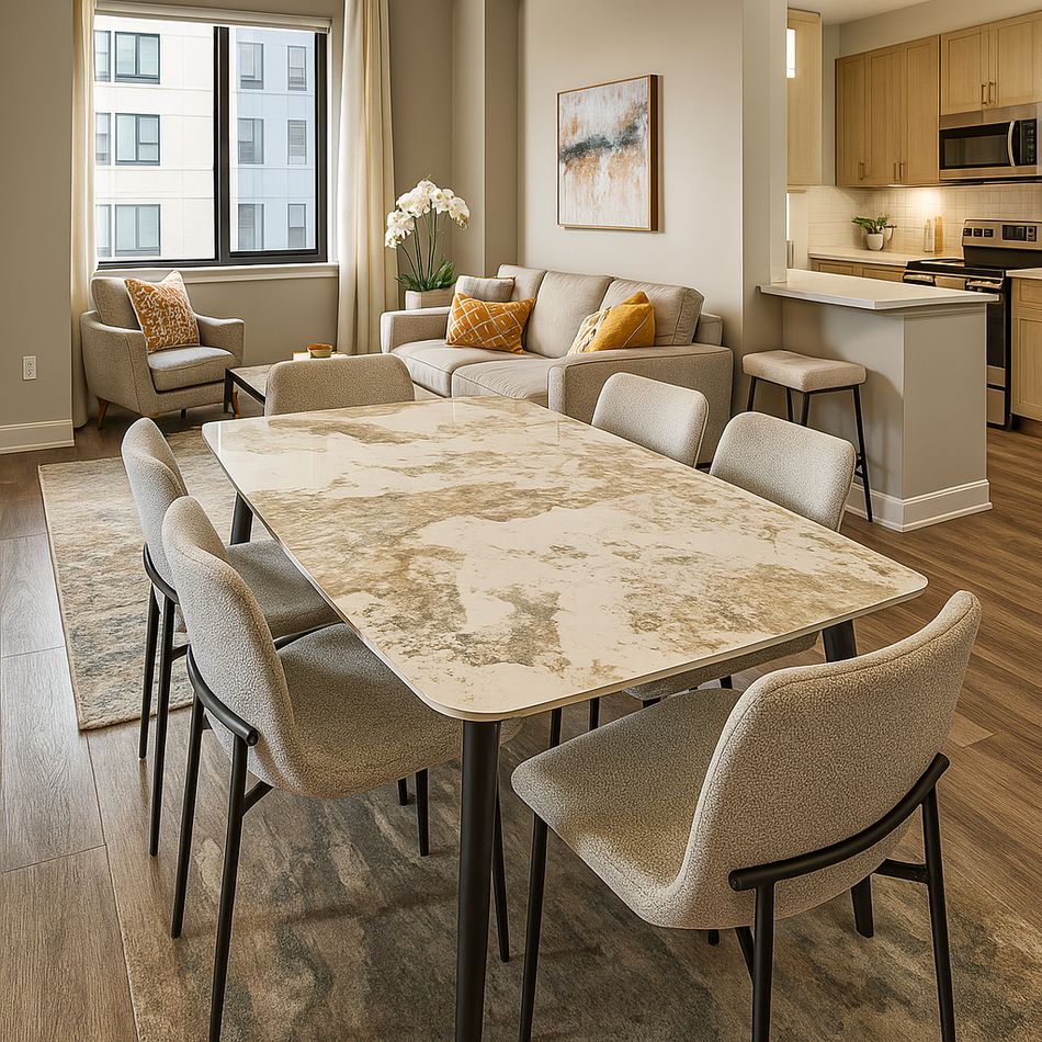 Plush 'Vista' Dining Set