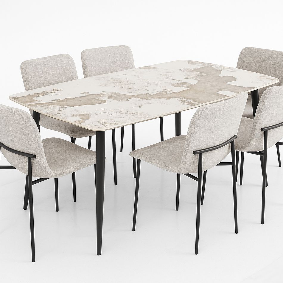 Plush 'Vista' Dining Set
