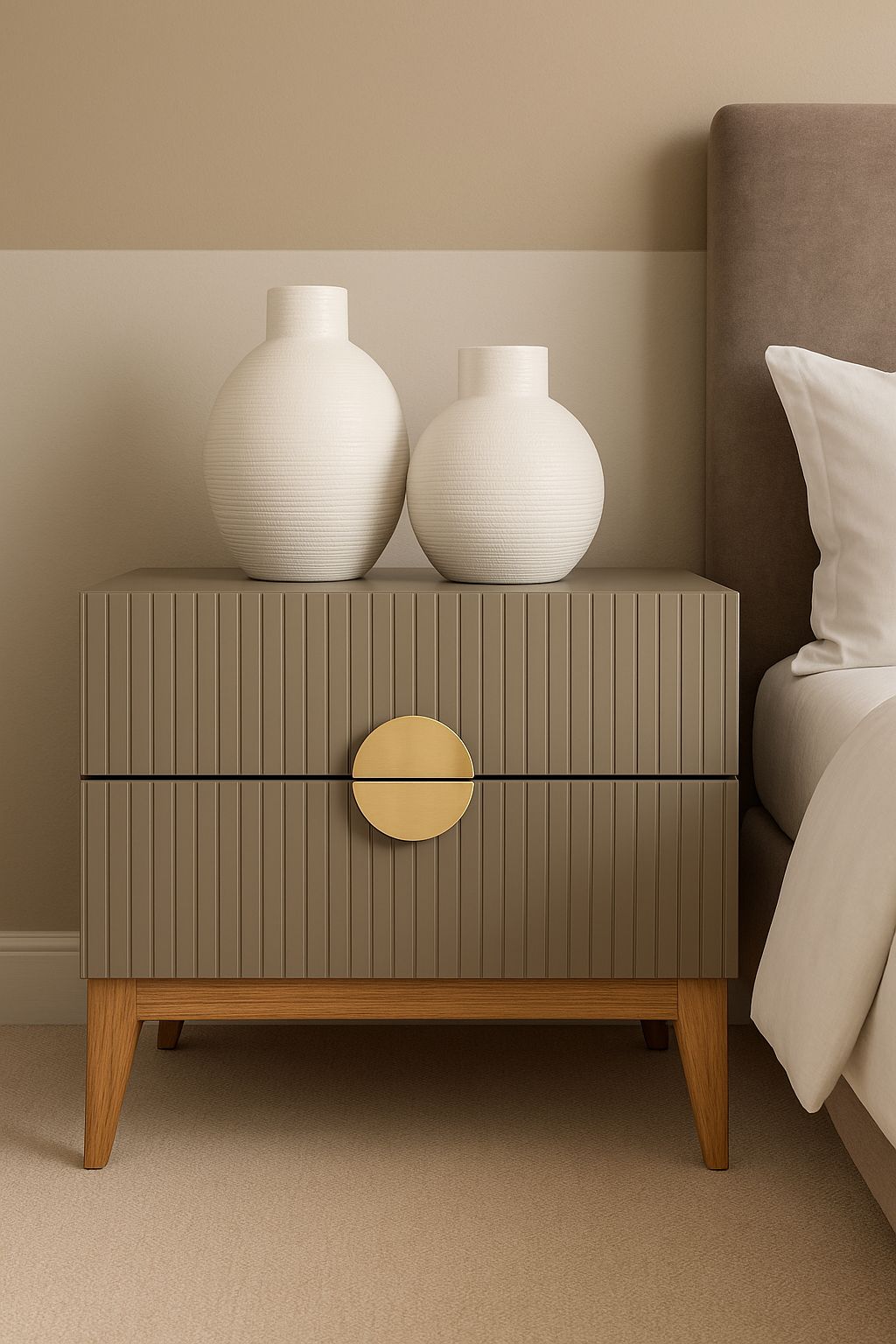 Plush 'Coin' Nightstand