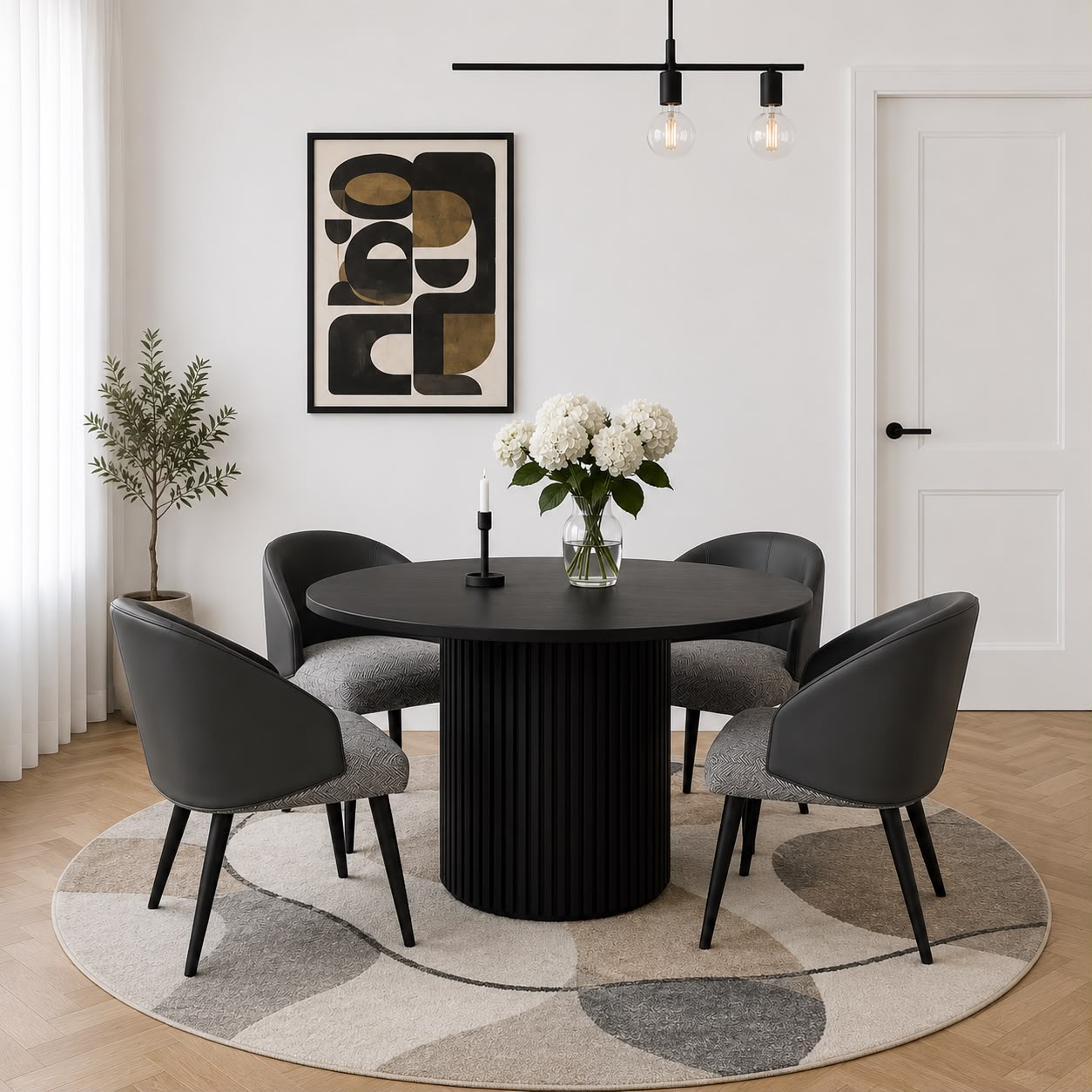 Plush 'Stanza' Dining Set