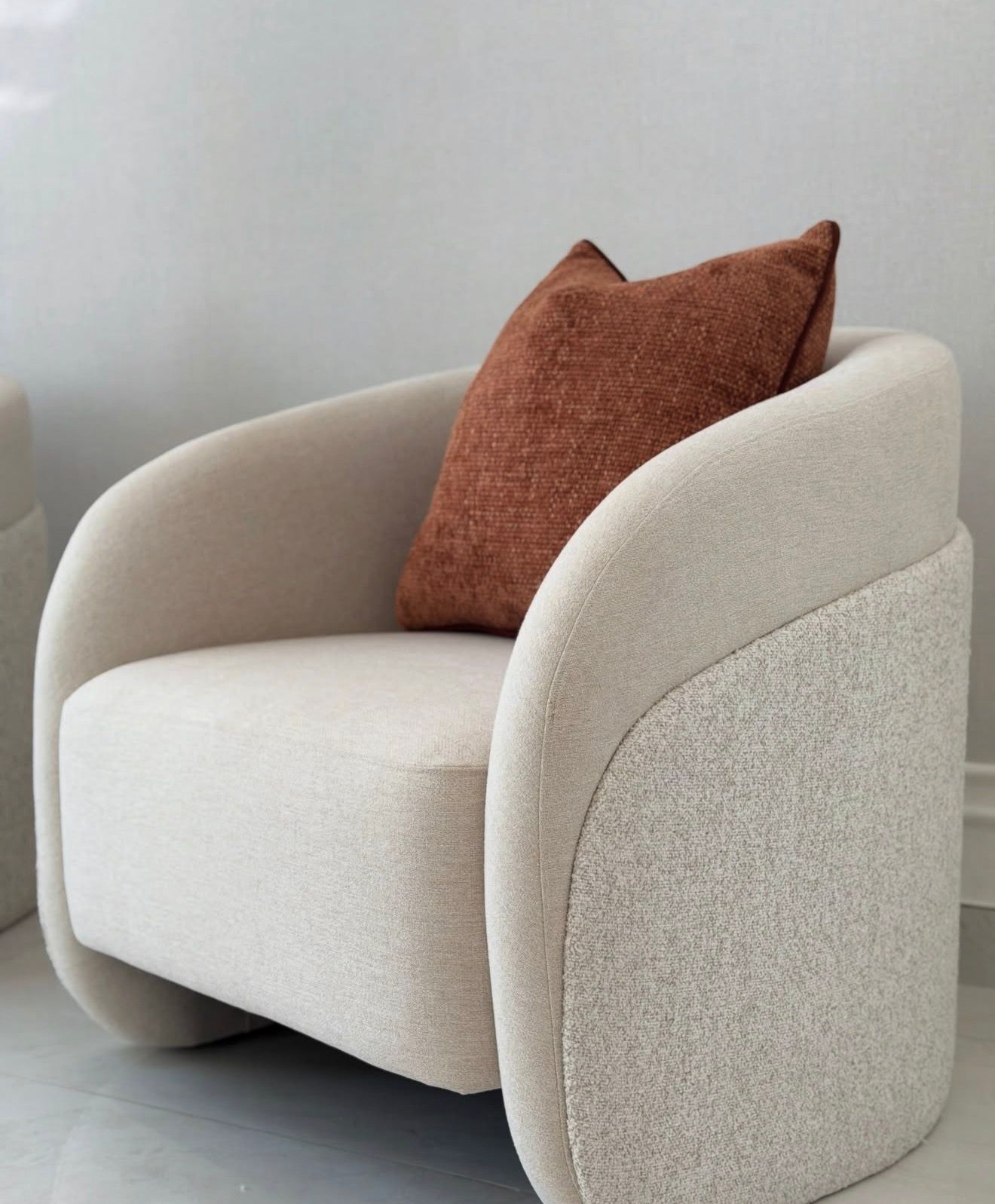 Plush “Aura" Chair