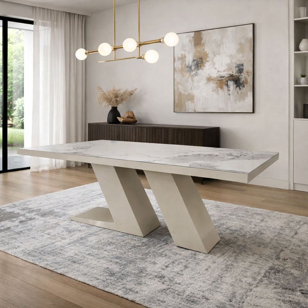 Plush “Zenith Trestle” Table