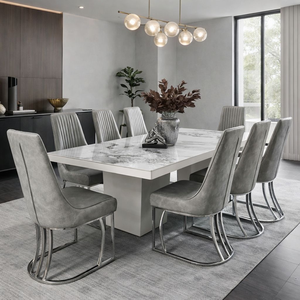 Plush ”Mercury Horizon” Dining Suite