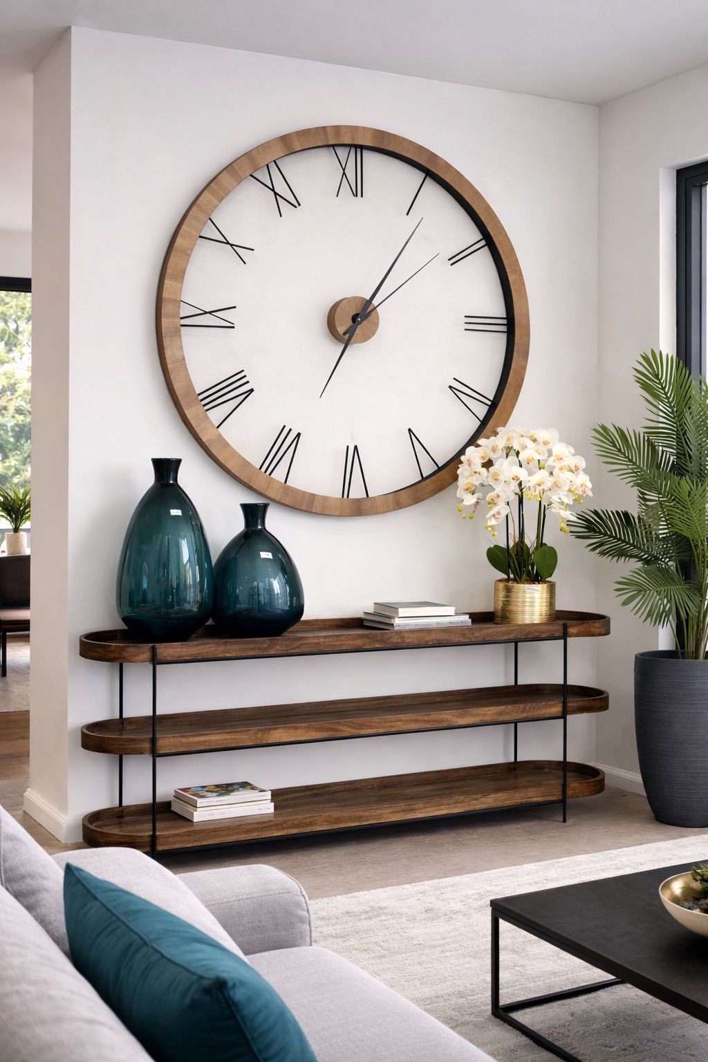 Plush “Grand Dial” Wall Clock