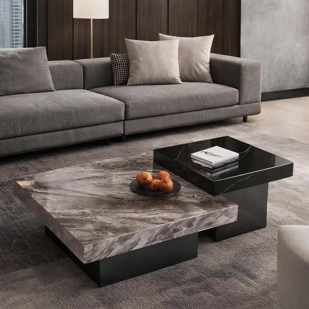 Plush “Eos Duo” Coffee Table