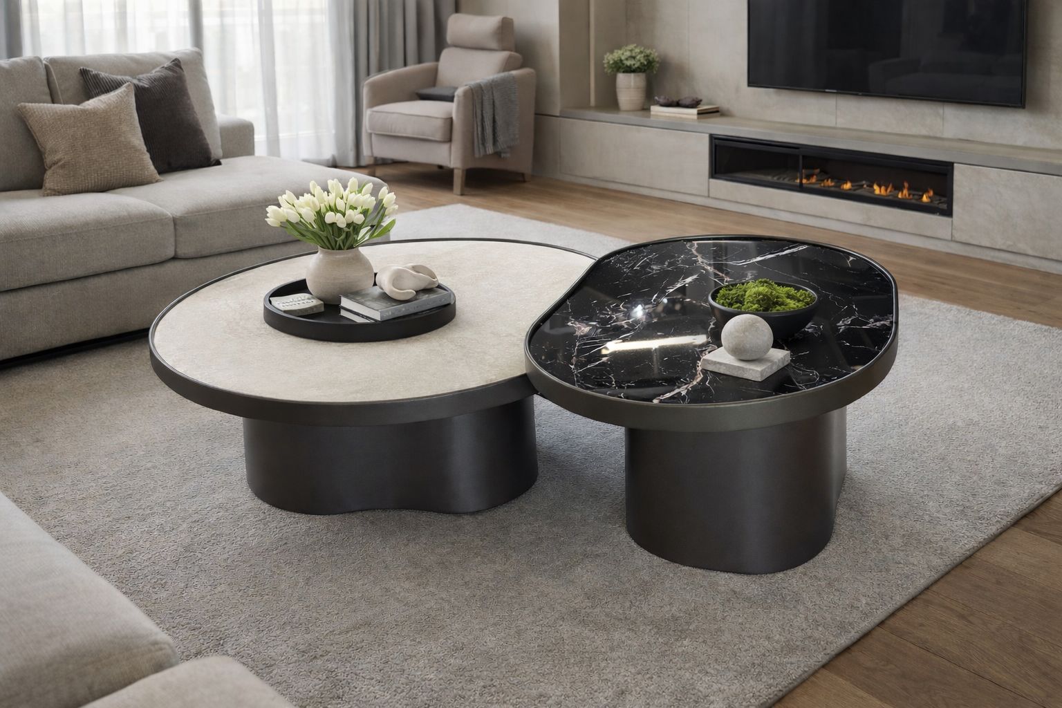Plush “Drift Nest” Coffee Table