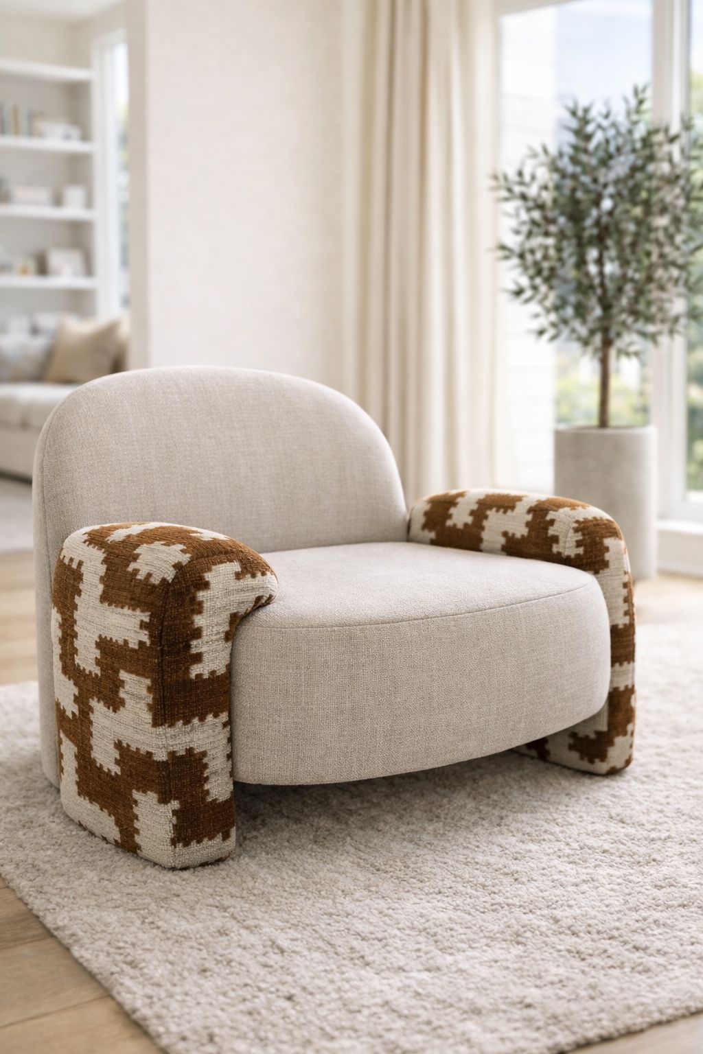 Plush “Weaver’s Embrace” Lounge