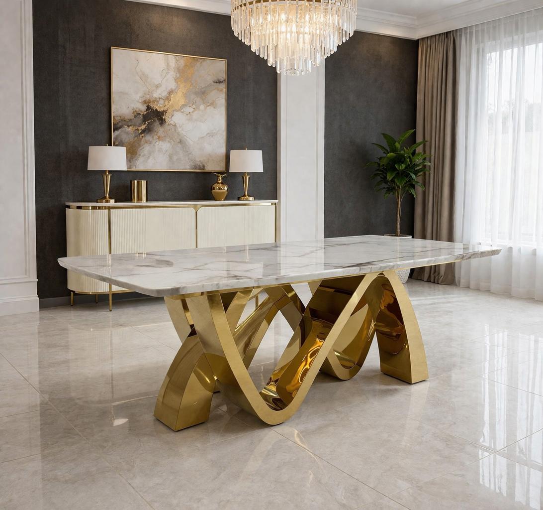 Plush “Aurelian Ribbon” Table