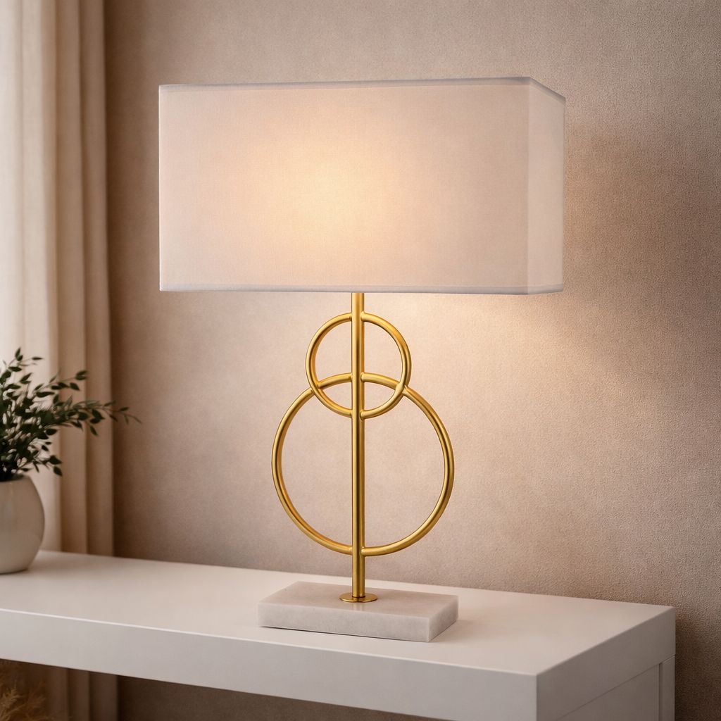 Plush "Infinity” Table Lamp