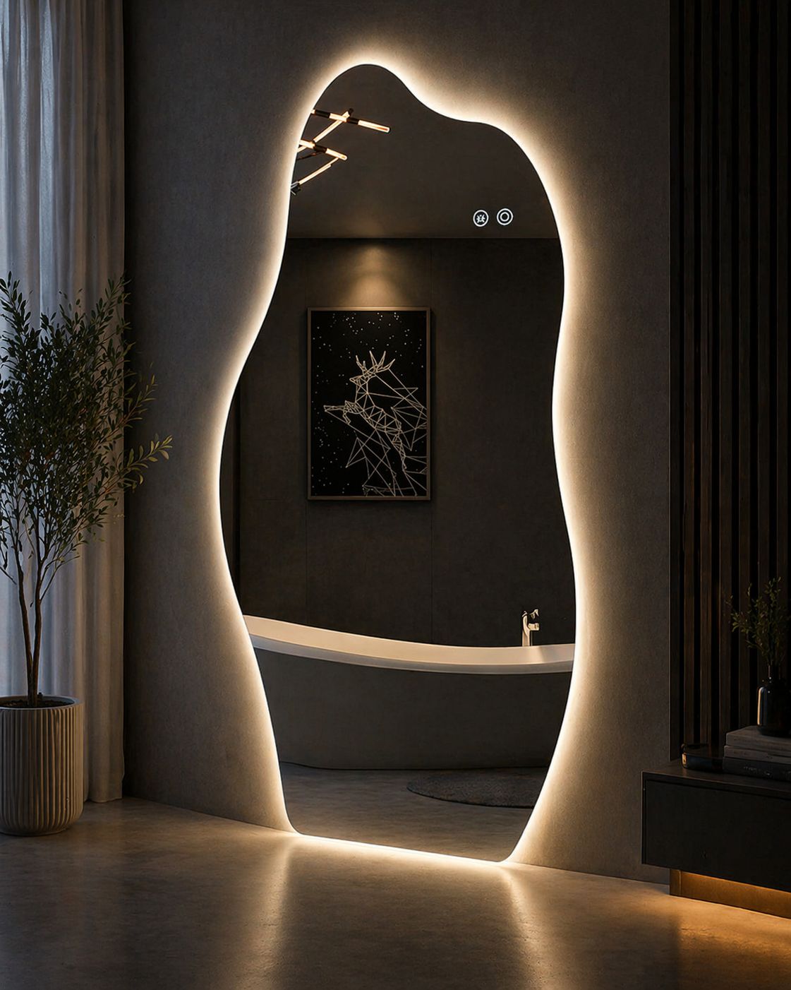 Plush Led Mirror