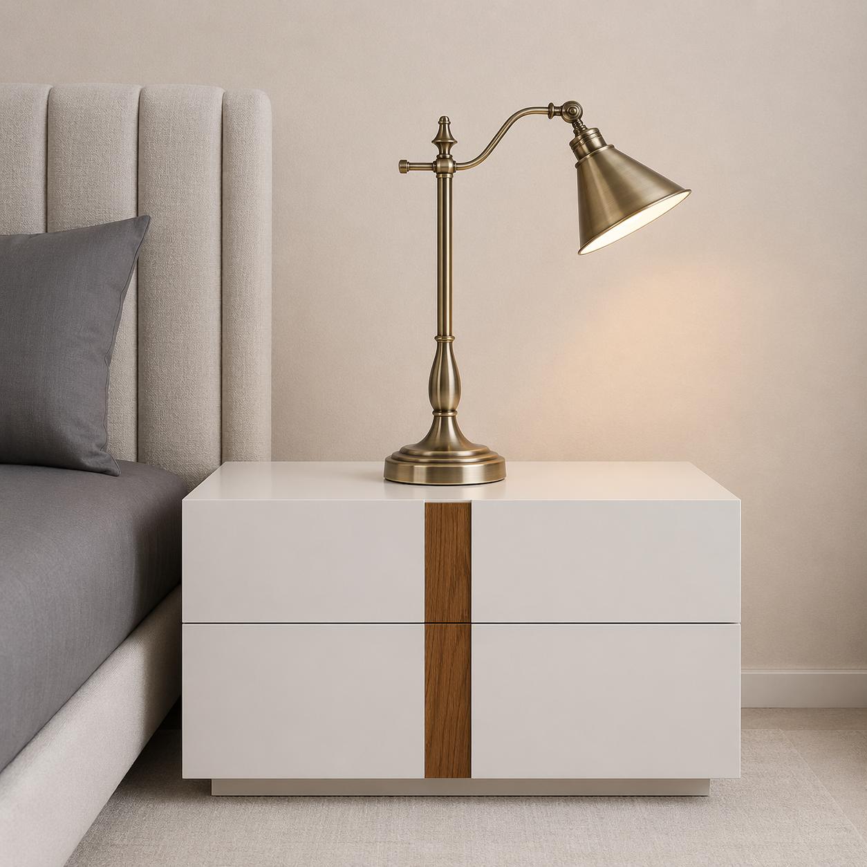 Plush Conservatory Desk Lamp