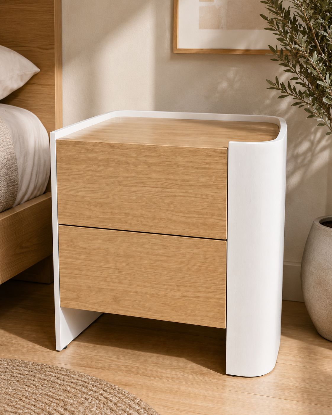 Plush “Orbit” Side Table