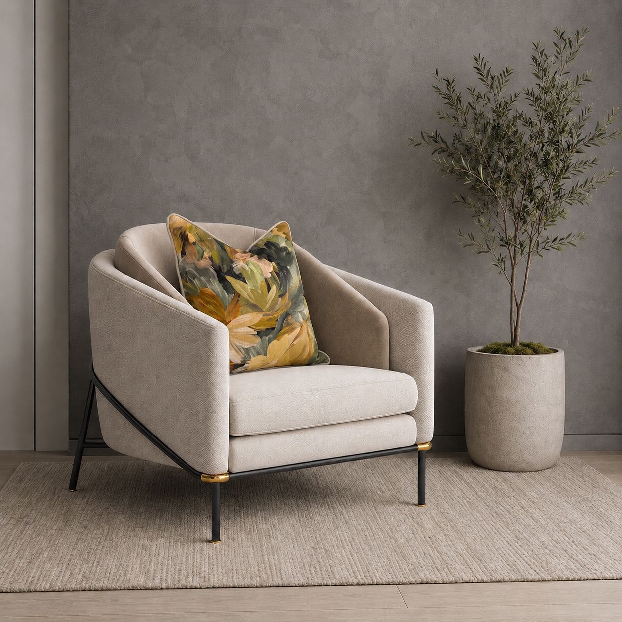 Plush “Avery Accent” Chair