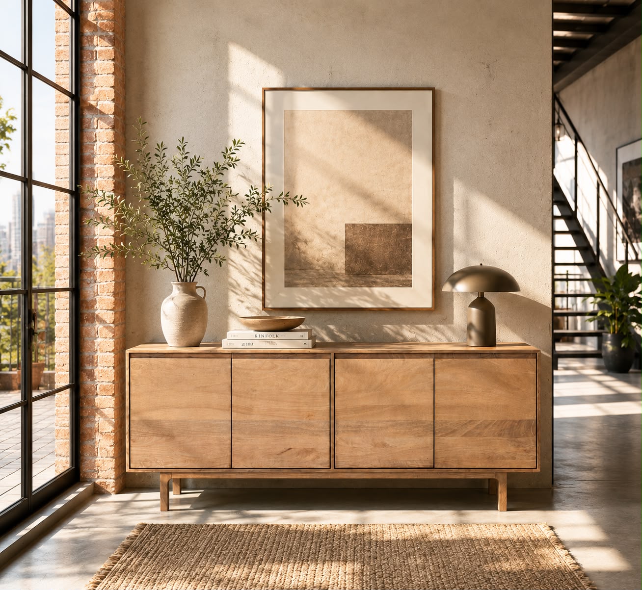 Plush "Sweden" Sideboard
