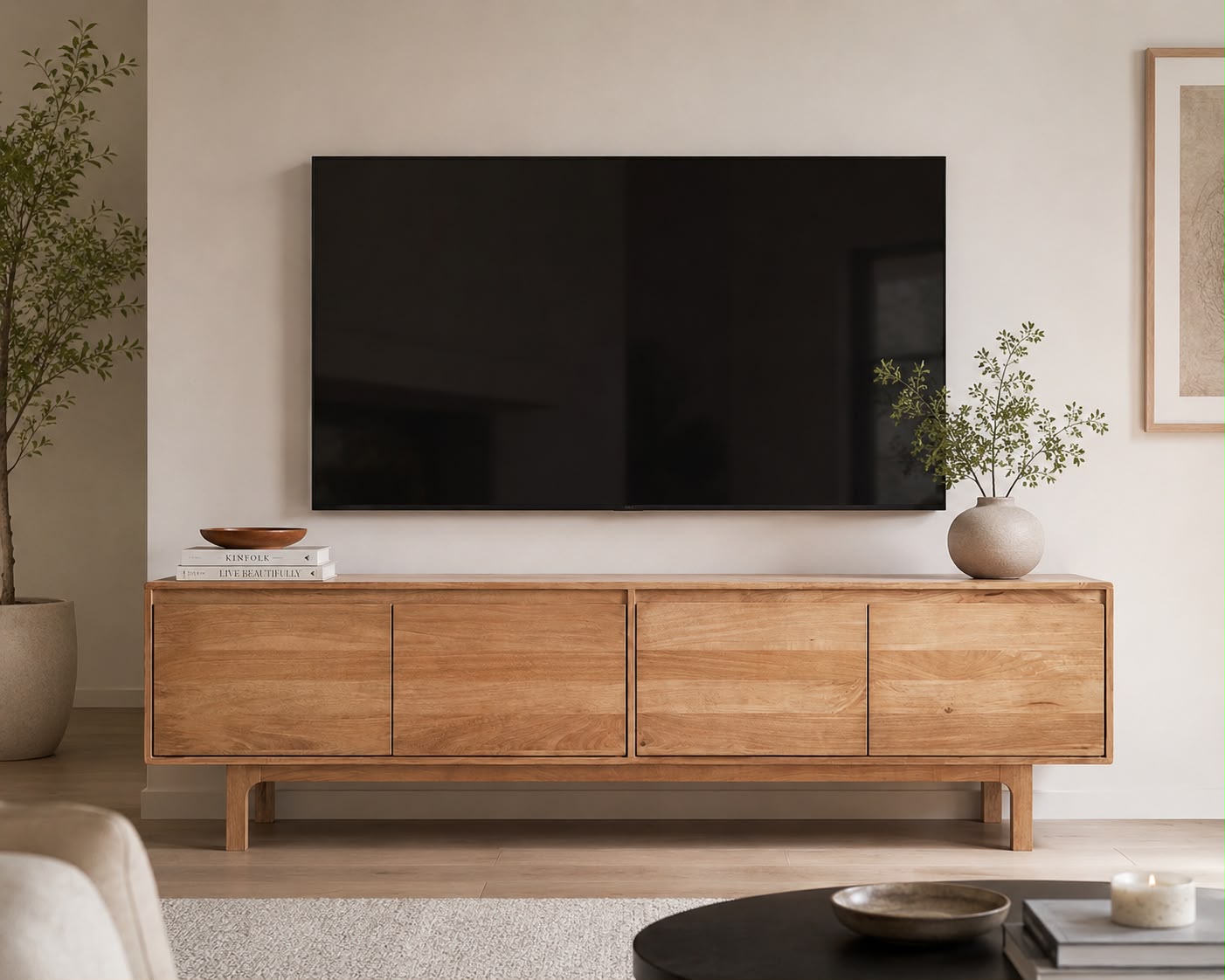 Plush “ Silas Floating” Tv Stand