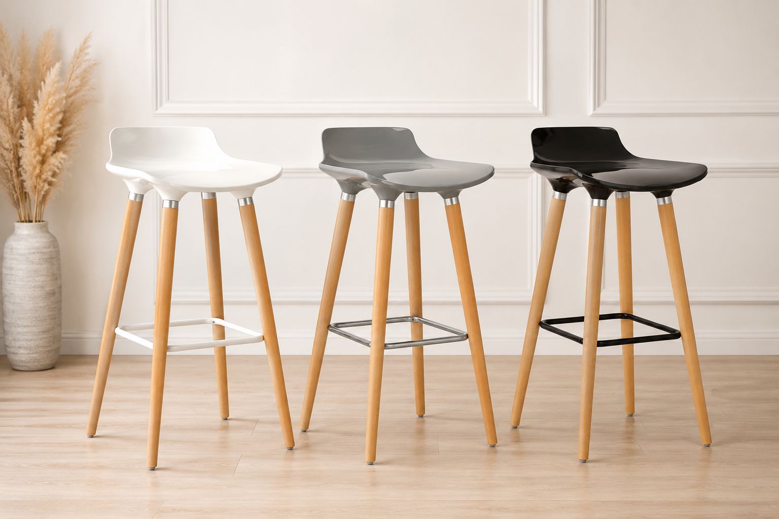 Plush Copenhagen Barstools