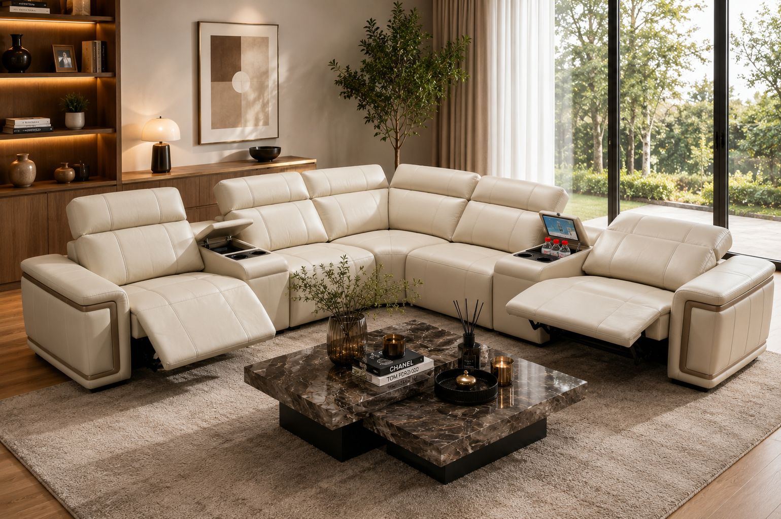 Plush Haven Luxury Reclining Sectional
