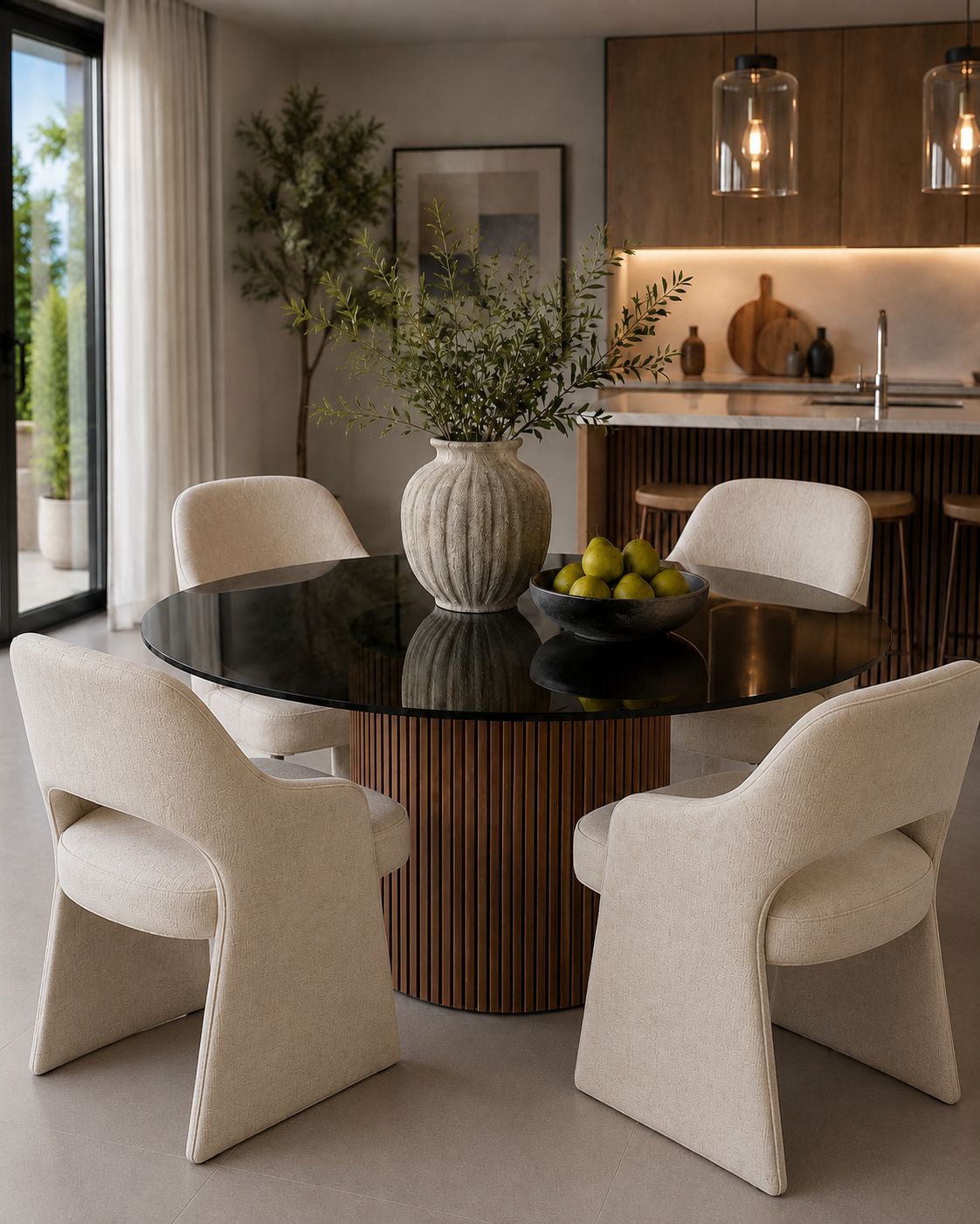 Plush Soren Dining Set