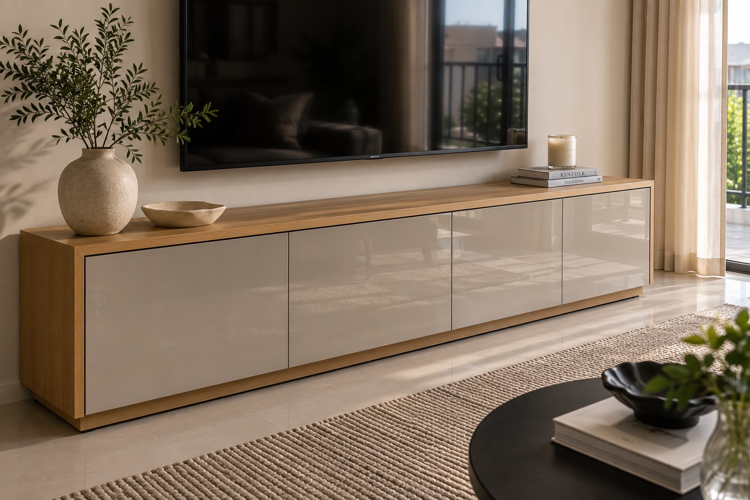 Plush Horizon Media Console