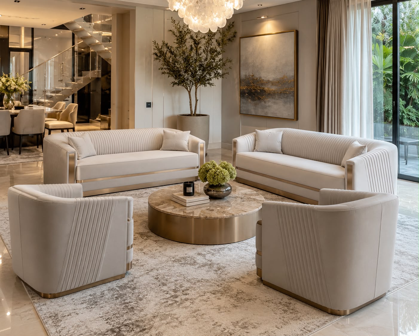 Plush  Estora Couch Set