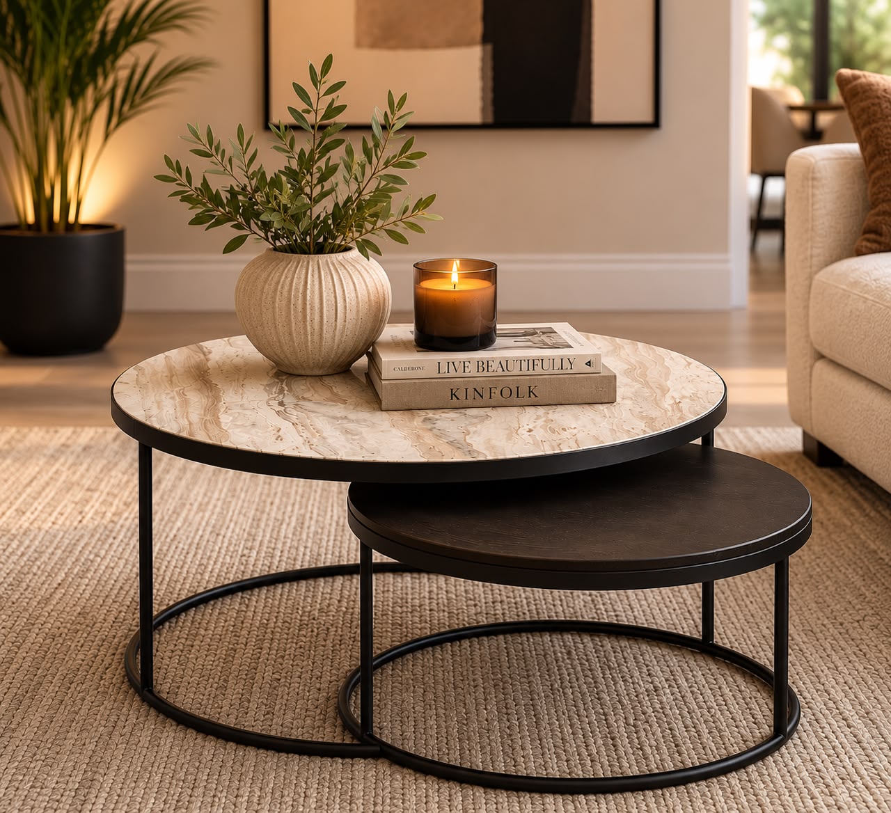 Plush Eclipse Nesting Tables