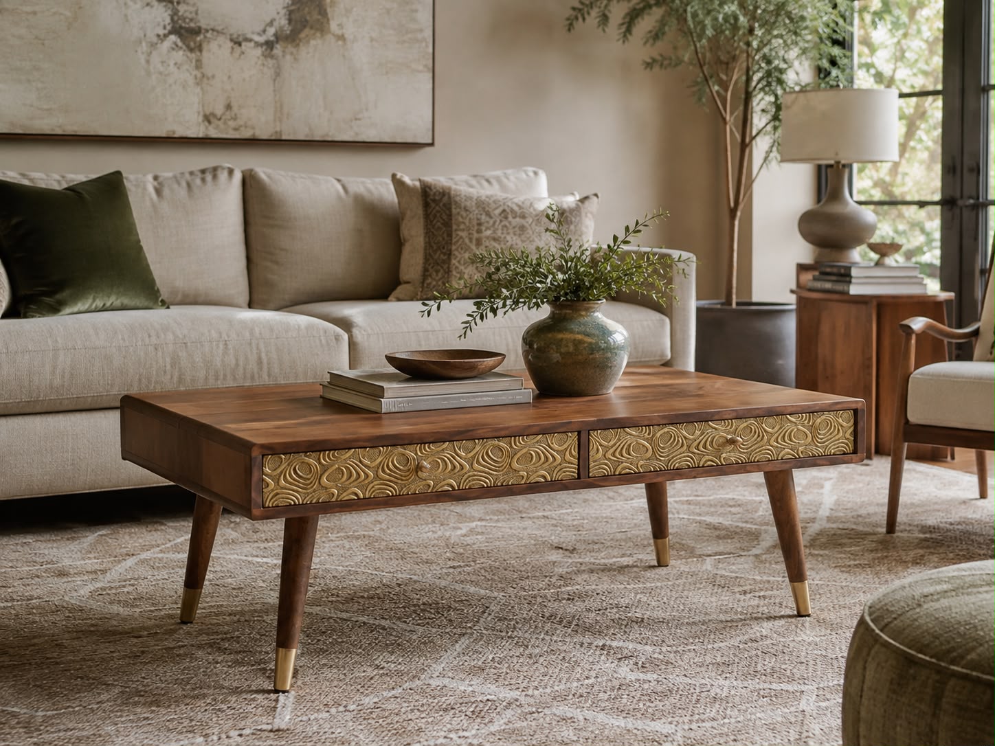 Plush Ripple Coffee Table