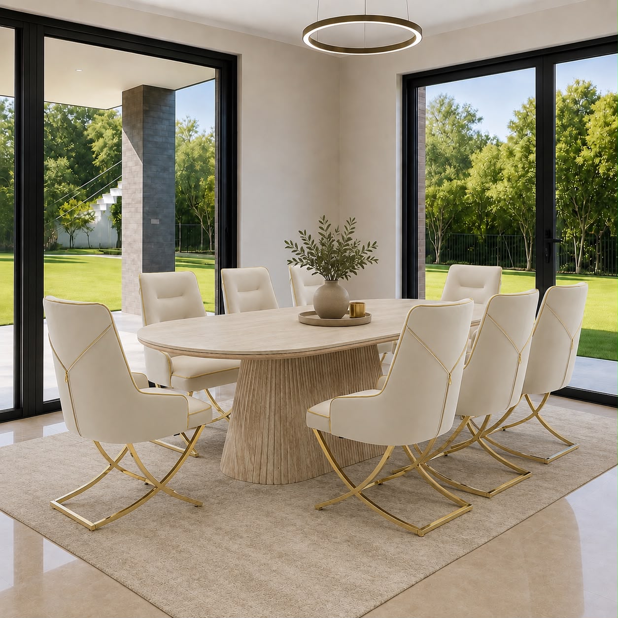 Plush Aurelia Dining Set
