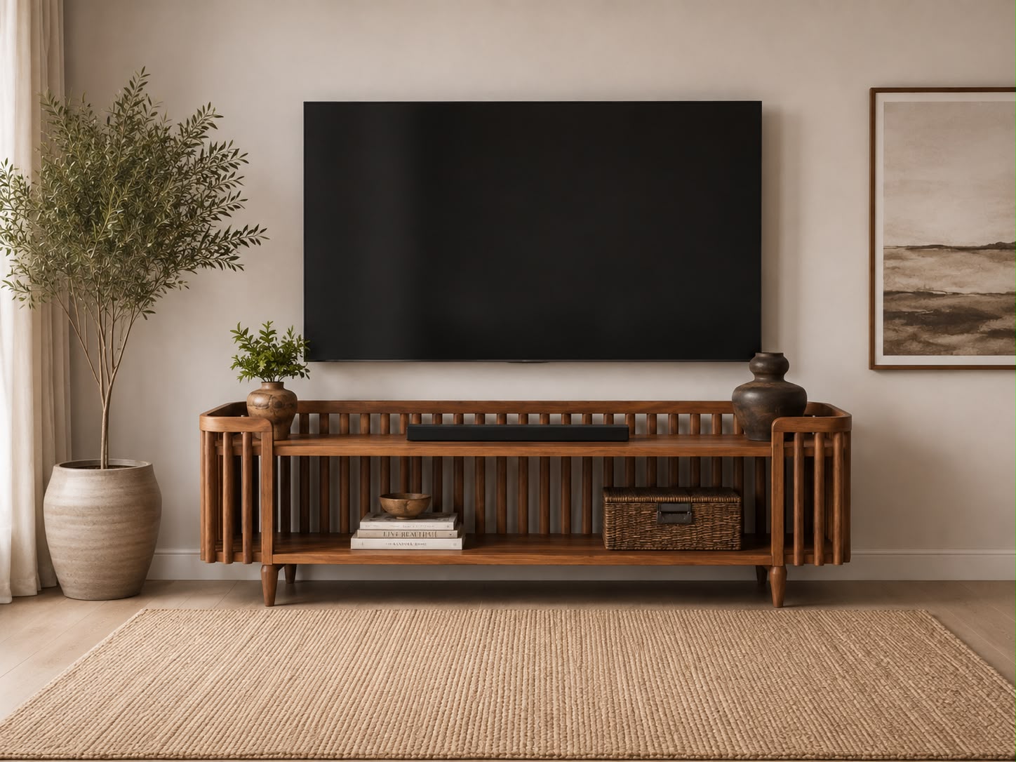 Plush Slatted Sanctuary Stand