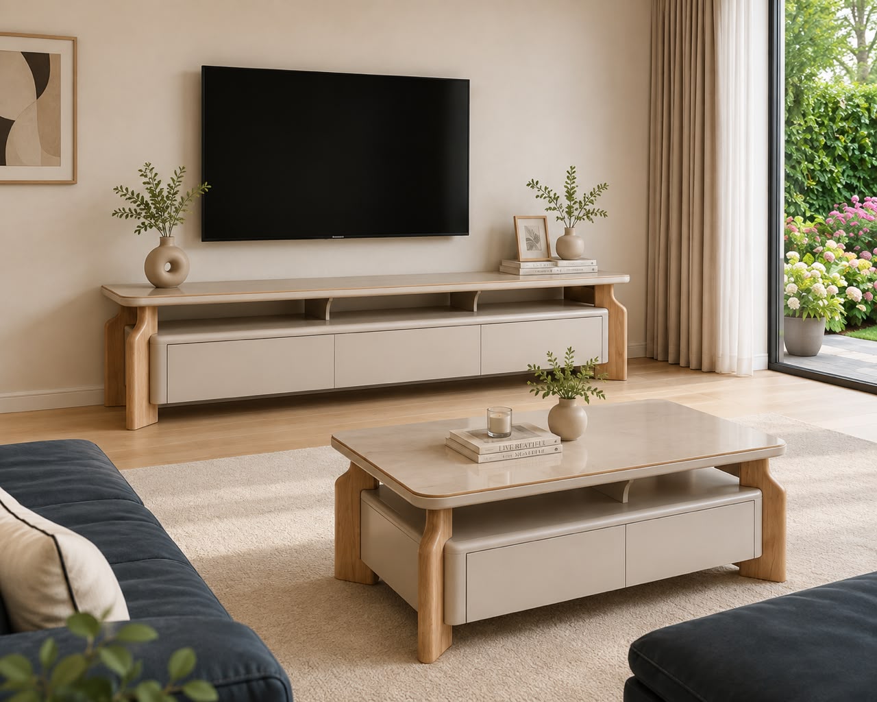 Plush Haven Living Suite