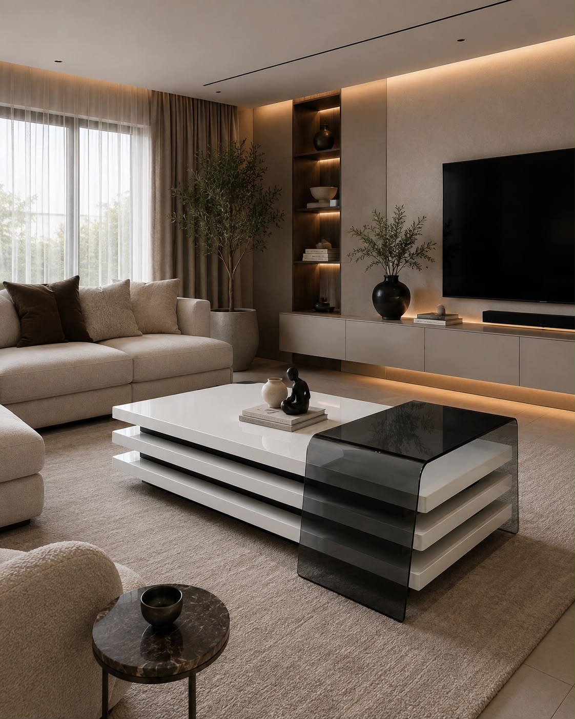 Plush Strata Coffee Table
