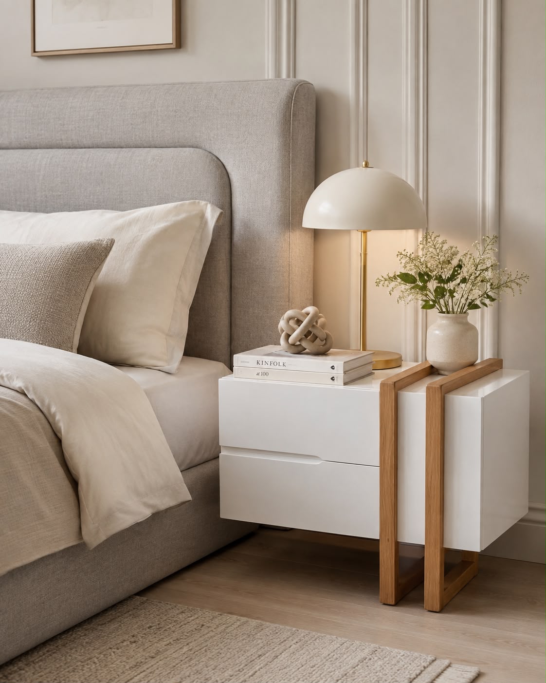 Plush Haven Floating Nightstand