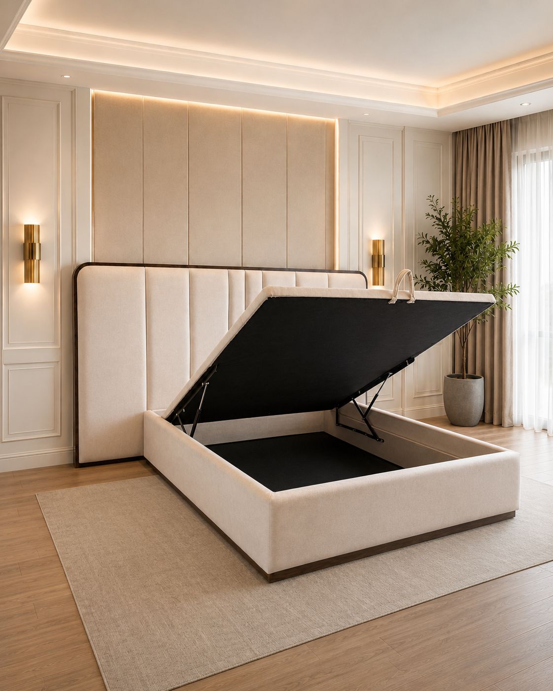 Plush " BED STORAGE"