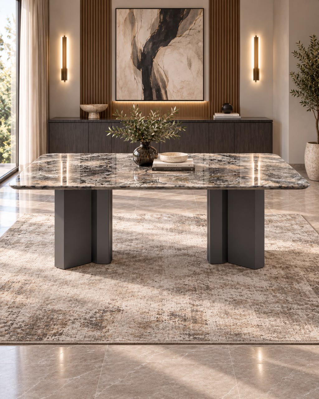 Plush Atelier Marble Dining Table